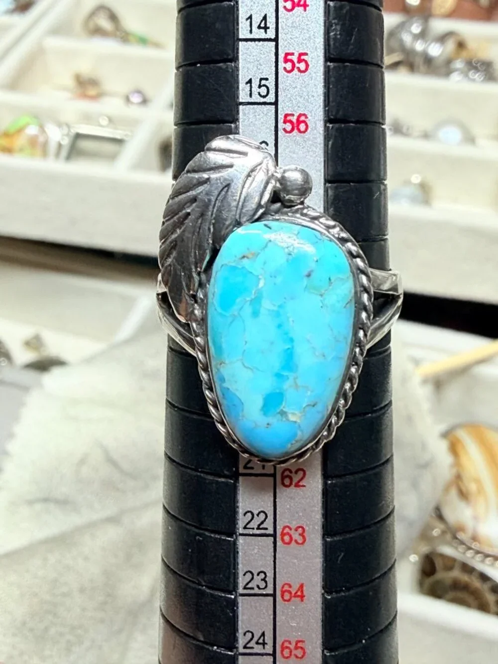 Turquoise Ring Sterling Silver